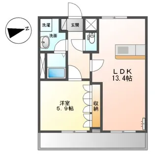 GOD VALLEY【2階】の間取り