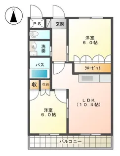 グランド ソレイユ【2階】の間取り