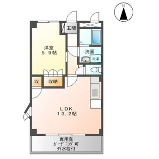 J.Sガーデン【1階】の間取り