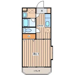 アドラシス【0101号室】の間取り