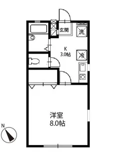 グリーンハイツ【2階】の間取り