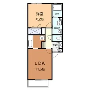 アネックスアカネ【103号室】の間取り