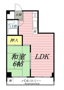 野村マンション【4階】の間取り
