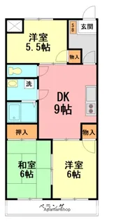 アメニティ市川【401号室】の間取り