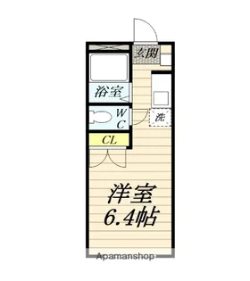 コーポKARUGAMO【1階】の間取り