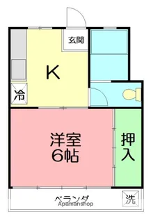 湘南マンション【2階】の間取り