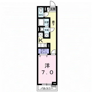 サンアーバン湘南【1階】の間取り