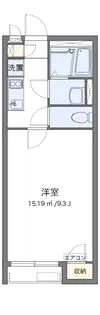 クレイノ光彩SOUTH【207号室】の間取り