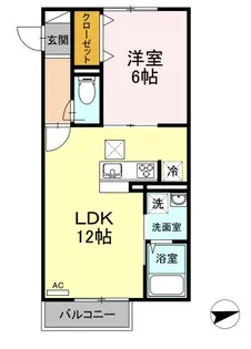 LAIDーBACK【1階】の間取り