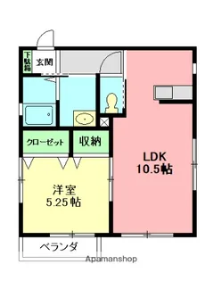 ラ・ヴィータ1号【1階】の間取り