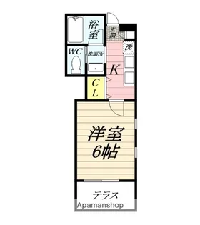 サザンビーチハウス【1階】の間取り