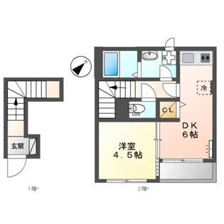コンフォールK【2階】の間取り