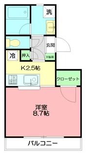 グリシーヌ【302号室】の間取り