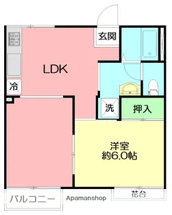 ラフォーレ湘南【1階】の間取り