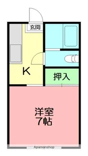 ニューハイツ【1階】の間取り