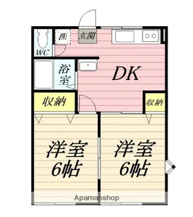 ハイネスポート【1階】の間取り