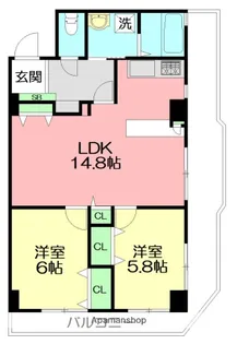 金子ビル【6階】の間取り