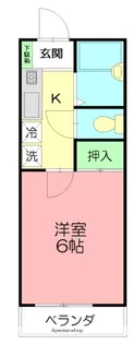 ベルビュー六会【3階】の間取り