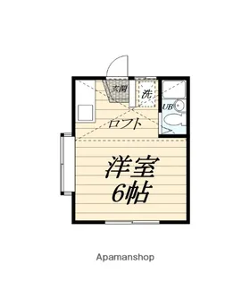 ウイング若草【2階】の間取り