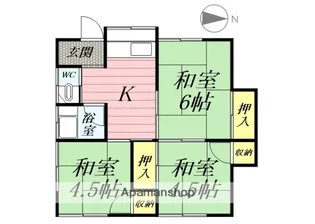 めぐみ荘【2階】の間取り