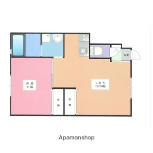 リヴェール桜森【1階】の間取り