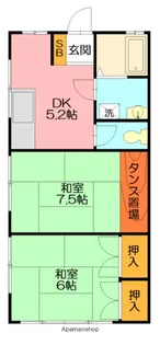 クリーンヒルス【2階】の間取り