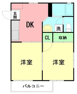 カストロ桃浜【1階】の間取り