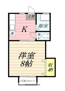 コーポシーガル【2階】の間取り