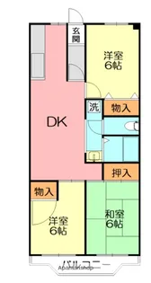ボヌール秦野Ⅰ【5階】の間取り