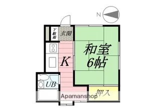 見附町ハイツ【1階】の間取り