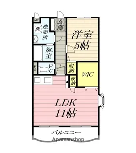 ドエルアムール【3階】の間取り