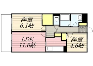 エクセレント和泉【2階】の間取り