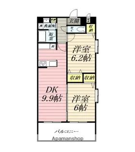 ロンシャンパレス【5階】の間取り