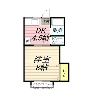ライフアップ東海Ⅰ【1階】の間取り