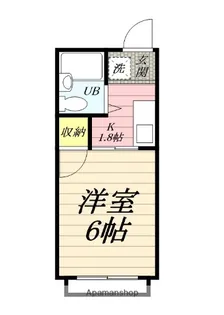 シティハイム池上B棟【1階】の間取り