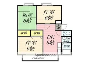 サンビレッジ綾瀬C棟【2階】の間取り