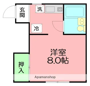 エステート辻堂【2階】の間取り