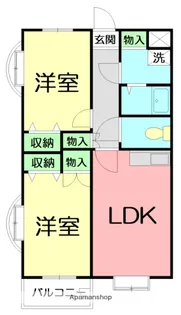 ル・シエルⅠ【4階】の間取り