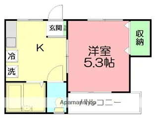 ベルハイム3【2階】の間取り