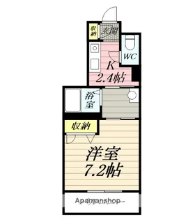 ノールヴィラージュ平塚【1階】の間取り