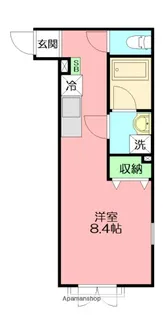 シェルガーデンMAKO【1階】の間取り