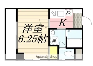カーサアルボリーズ茅ヶ崎【2階】の間取り
