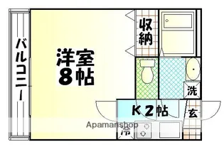 アムールIYAMA Ⅱ【2階】の間取り