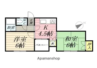 コスモレジデンス【2階】の間取り