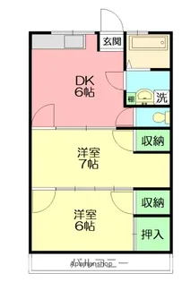 シーサイドコーポ【102号室】の間取り