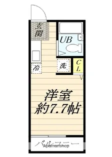 神明ハイツ【2階】の間取り