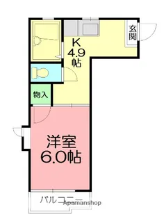 ピアホンソン【2階】の間取り