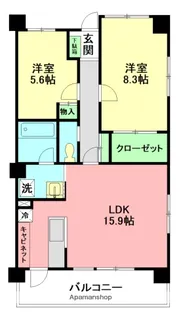 イストワール鵠沼【3階】の間取り
