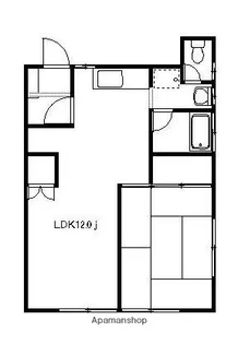 東町コーポ【1階】の間取り