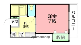 ウィンディ笹尾Ⅲ【2階】の間取り